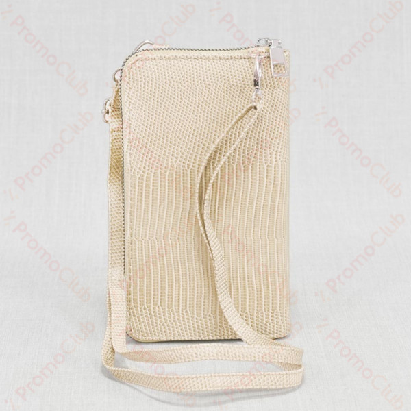 Практично и елегантно дамско портмоне от еко кожа - чантичка BEIGE В3024