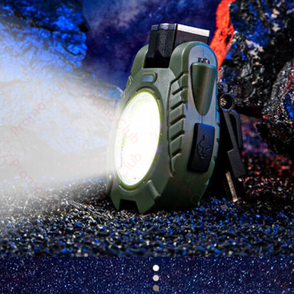 Мултифункционало фенерче със сензор, щипка, магнит, отварачка и стойка тип ключодържател - 5 режима