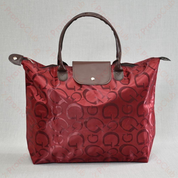 Дамска пазарска сгъваема чанта 11-97 RED