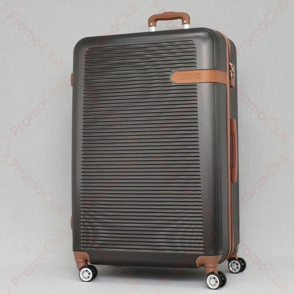 Луксозен PVC авио спинър - куфар 6102 DARK GREY DE LUX 6102 32"