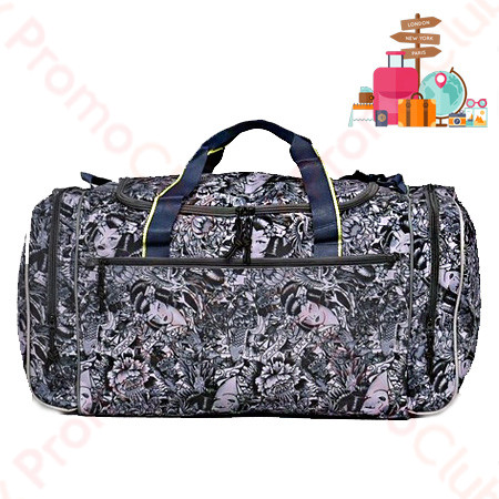 Цветен и практичен пътен сак -  BLACK&WHITE 31595-37