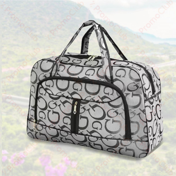 Здрава и удобна текстилна пътна чанта 32003, сива