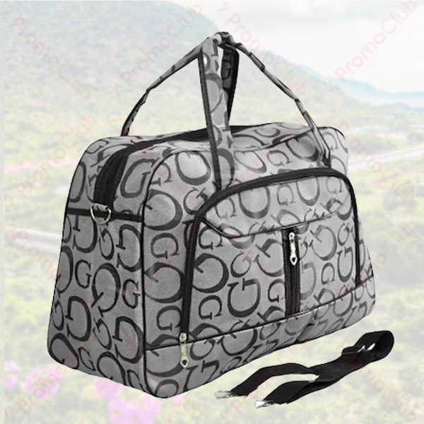 Здрава и удобна текстилна пътна чанта 32003, сива