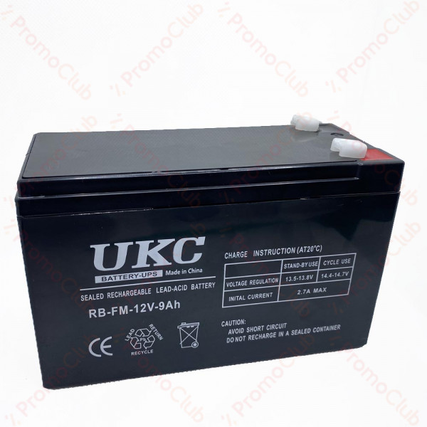 Акумулаторна батерия UKC RB-FM-12V-9Ah - оловно-киселинна, акумулатор
