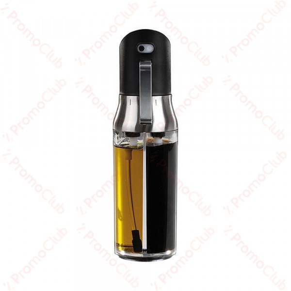 2в1 Практична спрей бутилка за олио и оцет 2х50 мл, диспенсър, Инокс