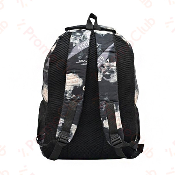Голяма удобна ученическа раница SPORT - BLACK-GREY 26001