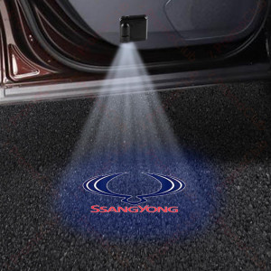Безжични SSANGYONG странични светлини за врата на кола JQ-666, 2 броя LED лого