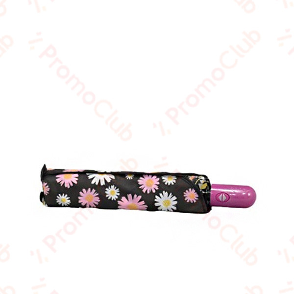 Дамски ветроустойчив чадър с автоматично отваряне LADY - PINK 12523