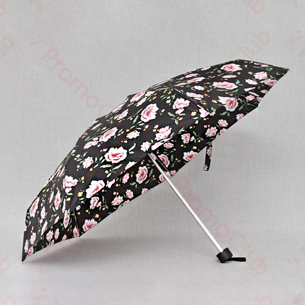 Красив и стилен ветероустойчив дамски чадър LADY - PINK ROSE