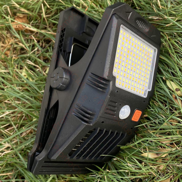 Соларна лампа с щипка и UV светлина против комари W7104- LED, сензор за движение, водоустойчивост, със сменяема литиева батерия