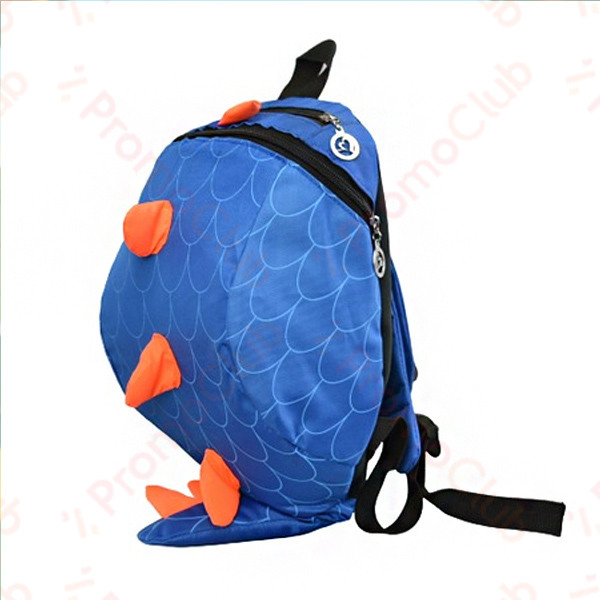 Интересна и удобна детска раница, имитираща крокодил DINO - BLUE 31576