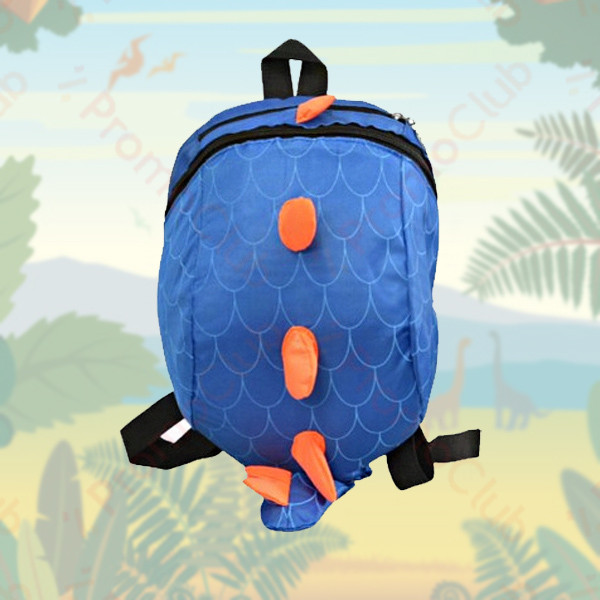 Интересна и удобна детска раница, имитираща крокодил DINO - BLUE 31576