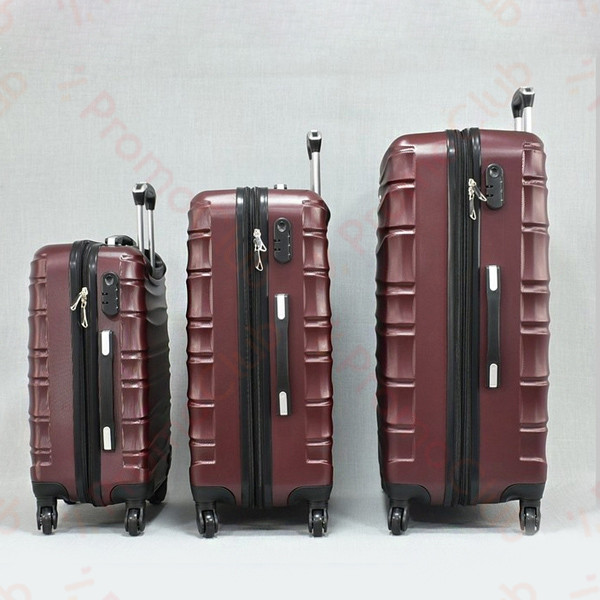 Комплект три куфара в различни размери TRAVEL - BROWN 1209