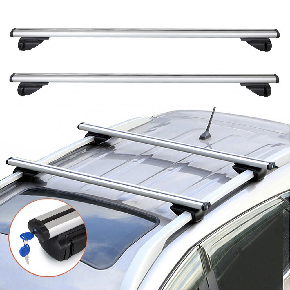 Комплект от 2 броя универсални алуминиеви напречни греди за таван с максимална товаримост до 75кг