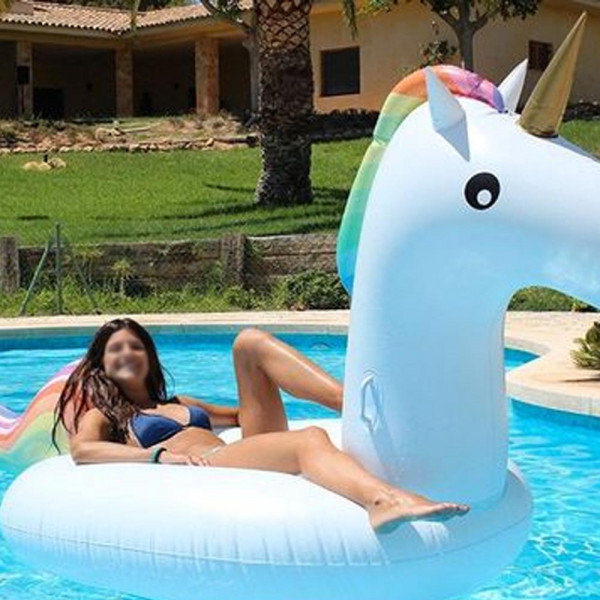 КЛУБНА ОФЕРТА: Огромен надуваем дюшек ЕДНОРОГ🦄 - 218 х 160 х 120 см, JILONG, SUMMER ENJOY 37428