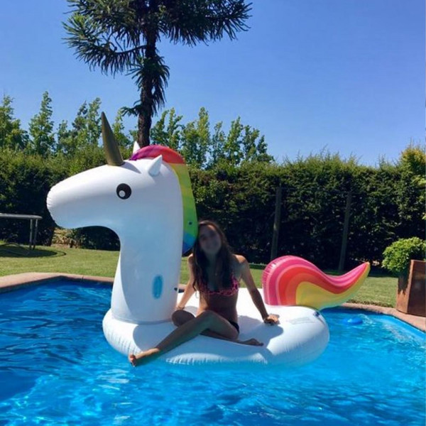 КЛУБНА ОФЕРТА: Огромен надуваем дюшек ЕДНОРОГ🦄 - 218 х 160 х 120 см, JILONG, SUMMER ENJOY 37428