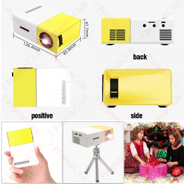Сладурски мини видео проектор Led Projector Y300