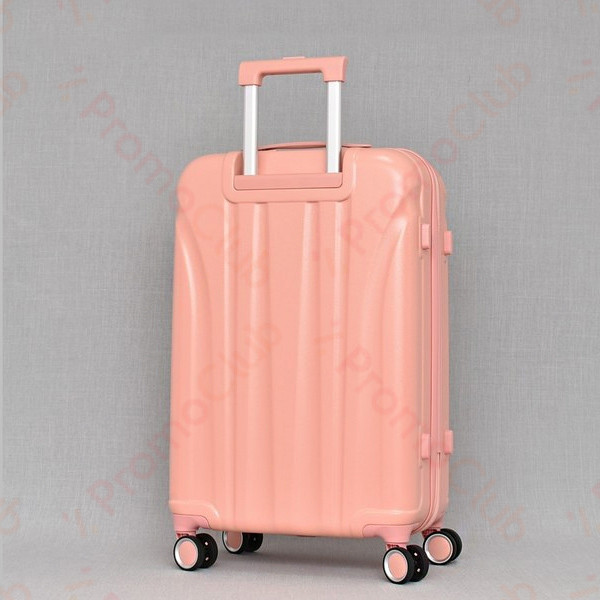 Надежден и практичен авио куфар със заключване с шифър 67см, PP - PINK  809-2