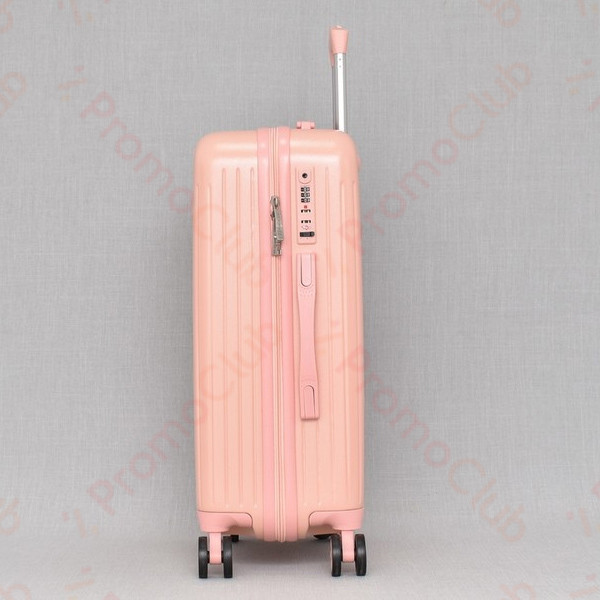 Луксозен и надежден авио куфар със заключване с шифър, 61cm  PP - PINK  821-1