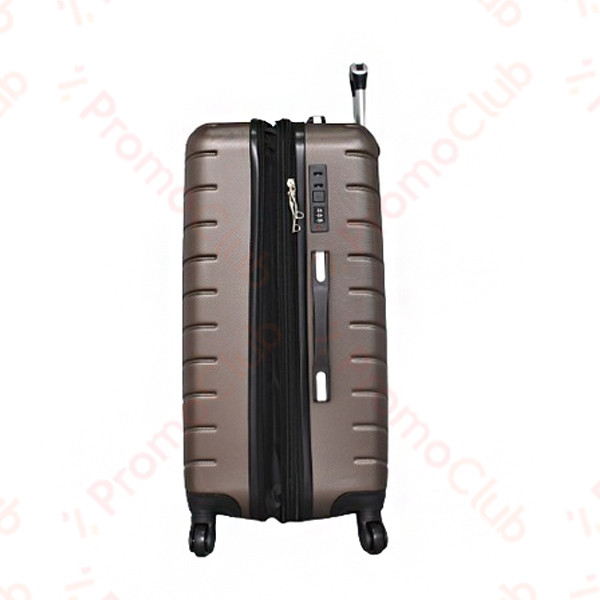 Удобен и здрав авио куфар за ръчен багаж ABS, 46cm - BROWN 2052
