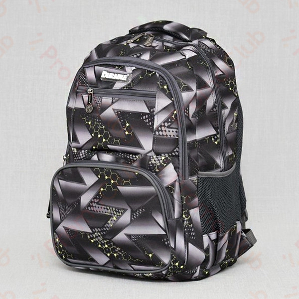 Ученическа голяма раница DURABLE, удобна и практична  - BLACK/GREY 1839