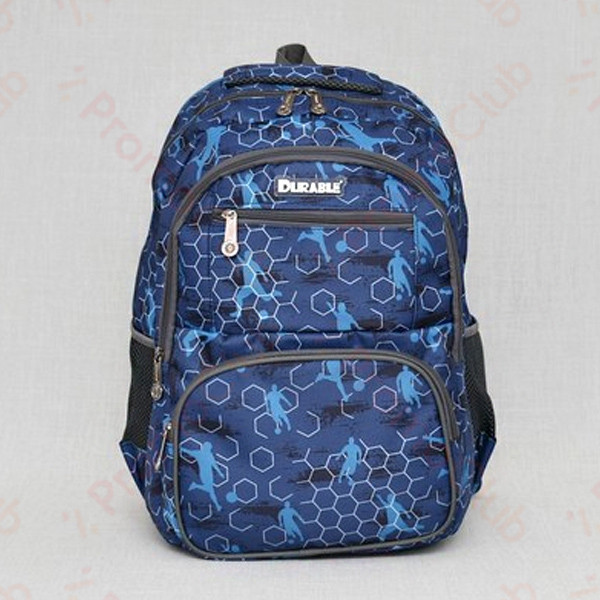 Ученическа голяма раница DURABLE, удобна и практична  - BLUE 1839