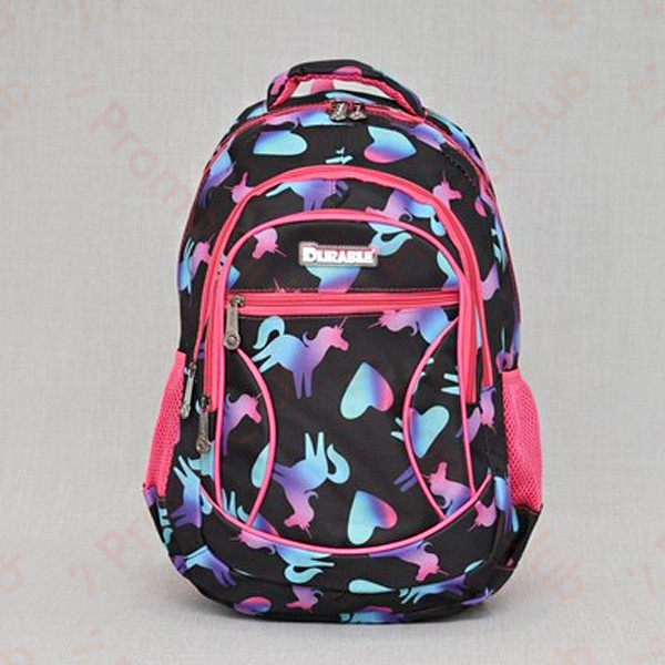 Ученическа голяма раница DURABLE, удобна и красива  - UNICORNS 4020