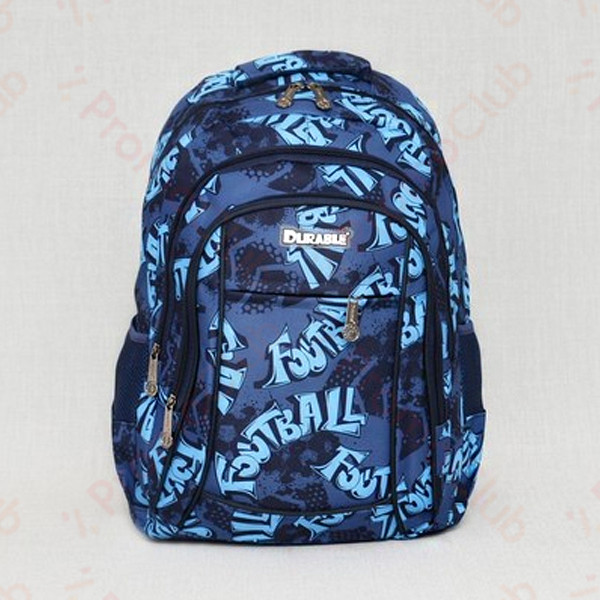 Голяма, здрава и удобна ученическа раница DURABLE - FOOTBALL 1361