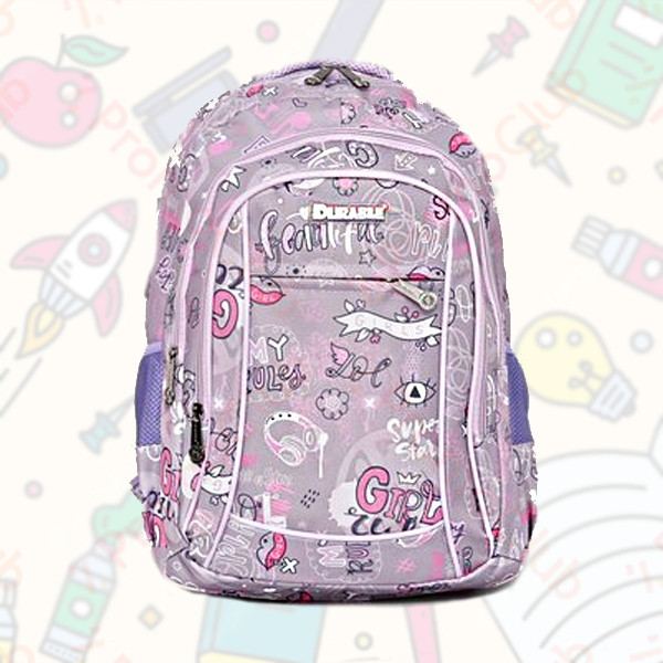 Голяма, практична и красива ученическа раница DURABLE - GIRLY 1825
