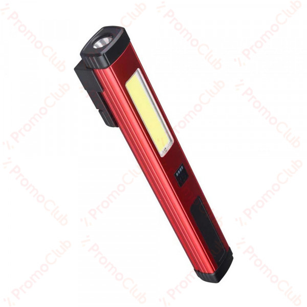 Работна лампа с алуминиев корпус YD2303 - с кука за окачване, магнит, индикатор на батерията и 3 режима на работа