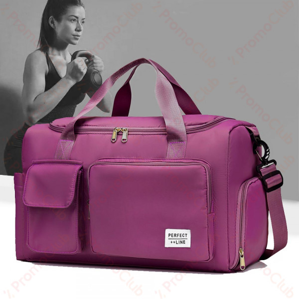 Здрава и удобна текстилна чанта 12930 PURPLE за ръчен багаж, спорт, бебе и др.