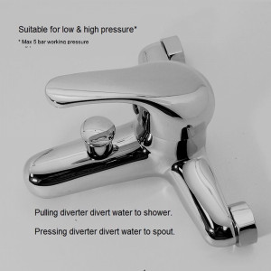 Пълен комплект стенен смесител ITALOMIX 1989 MIX с подвижен душ и стойка за стена