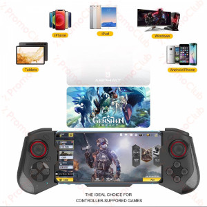 Геймпад за телефон PLAYSMARTSHOP Mocute 060, За различни мобилни игри, Dungeon Hunter/Shadowgun, черен
