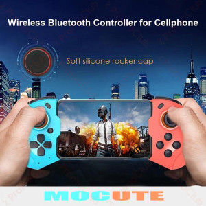 Геймпад за телефон PLAYSMARTSHOP Mocute 060, За различни мобилни игри, Dungeon Hunter/Shadowgun, син/червен