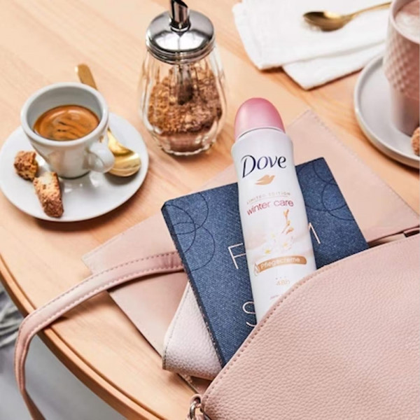 КЛУБНА ОФЕРТА:  Дезодорант спрей против изпотяване, Dove Winter Care, 48 ч., 150 мл