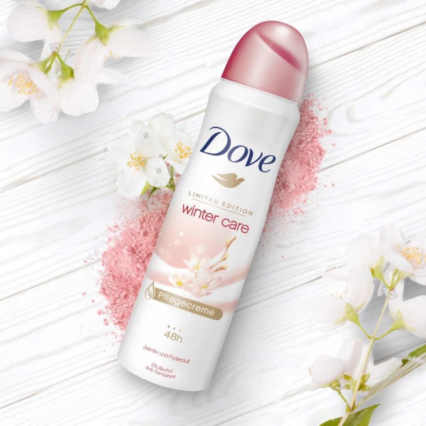КЛУБНА ОФЕРТА:  Дезодорант спрей против изпотяване, Dove Winter Care, 48 ч., 150 мл