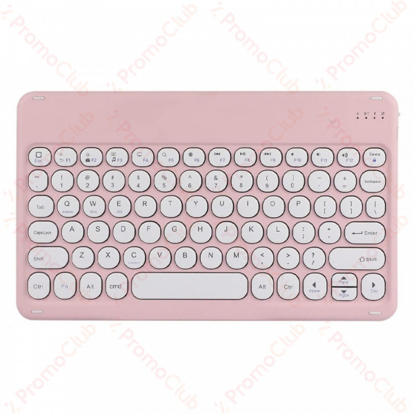 Клавиатура No brand X3, Безжична, Bluetooth, Розов - 6163