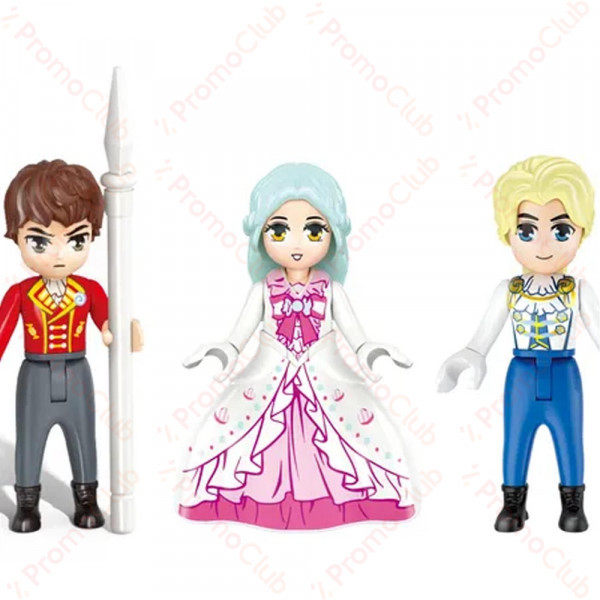 КЛУБНА ОФЕРТА:  Лего конструктор PRINCESS CANDY 30004 - 976 части, GUDI, 6+
