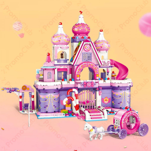 КЛУБНА ОФЕРТА:  Лего конструктор PRINCESS CANDY 30004 - 976 части, GUDI, 6+