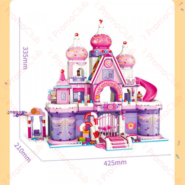 КЛУБНА ОФЕРТА:  Лего конструктор PRINCESS CANDY 30004 - 976 части, GUDI, 6+