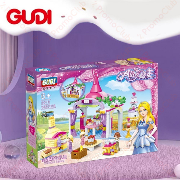 КЛУБНА ОФЕРТА: Лего конструктор ALICE PRINCESS 9016- 353 части, GUDI, 6+