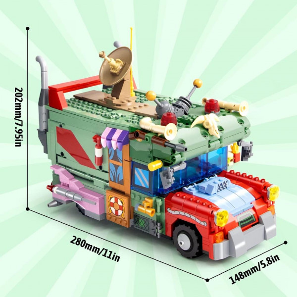 КЛУБНА ОФЕРТА:  Лего конструктор BUS TIME MACHINE 60009- 933 части, GUDI, 6+
