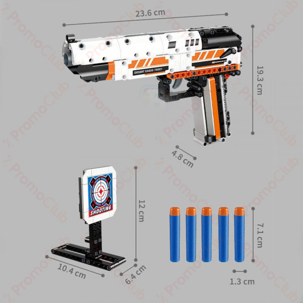 КЛУБНА ОФЕРТА: Лего конструктор SUPER TECHNIALE GUN 70001- 345 части, GUDI, 6+