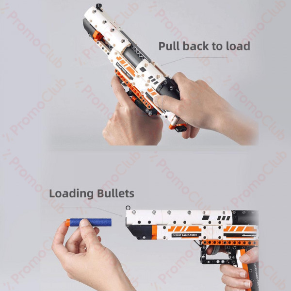 КЛУБНА ОФЕРТА: Лего конструктор SUPER TECHNIALE GUN 70001- 345 части, GUDI, 6+