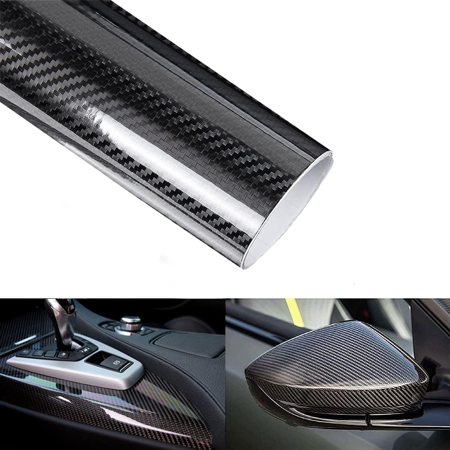 3М 6D Декоративно автомобилно фолио 1.52 X 18M черен карбон BLACK CARBON