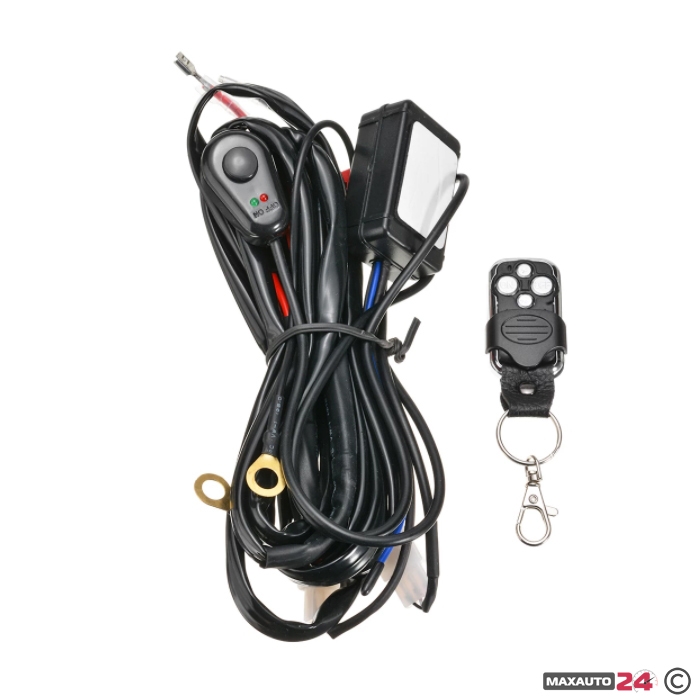 Захранващи кабели за 2 броя халогени 103 с дистанционно