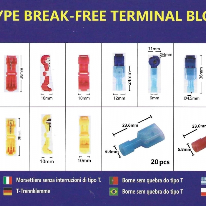 Кабелни обувки 120бр. в к/т - W12064