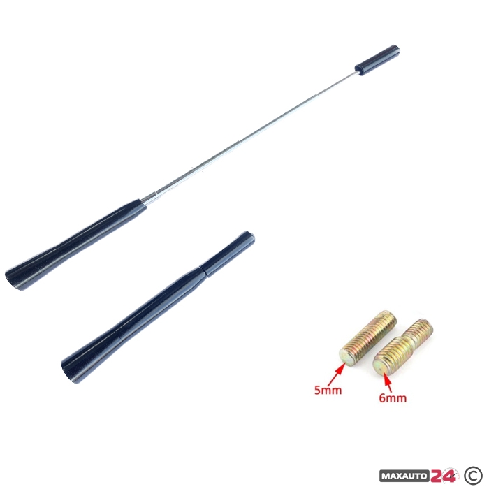 Накрайник за антена разтеглив - W06575 ЧЕРЕН