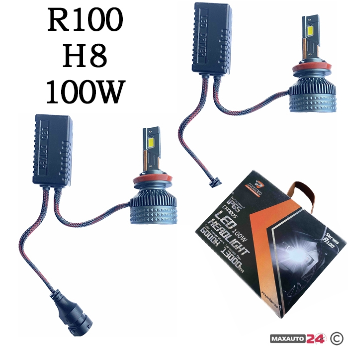Диодни крушки R100 - H8 - 12V/24V