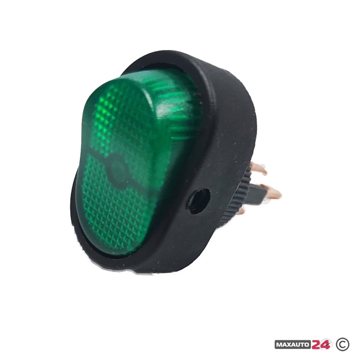 Копче електрическо W1019/PA091 - 12/24V - ЗЕЛЕНО